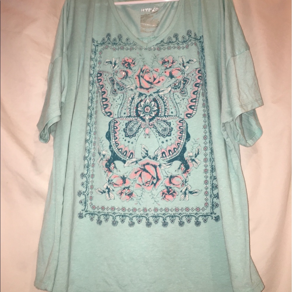 Butterfly top - size 4x